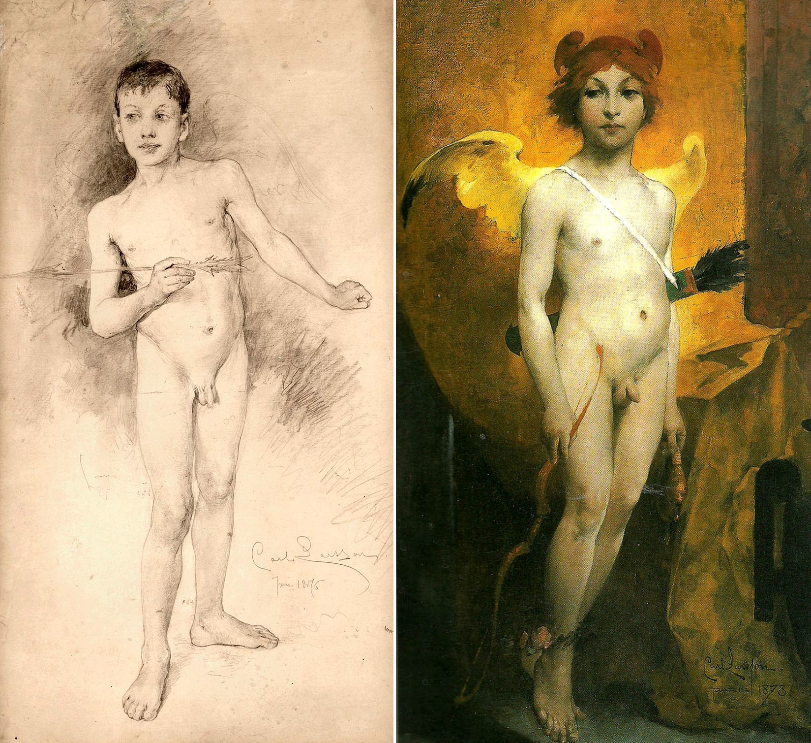 Amor Mercurius by Carl Larsson