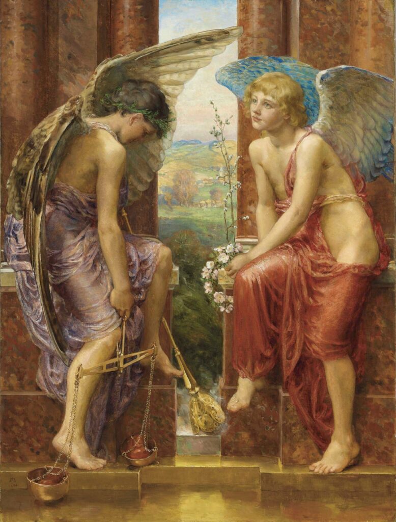 Anna Lea Merritt, The Watchers of the Straight Gate. BGB