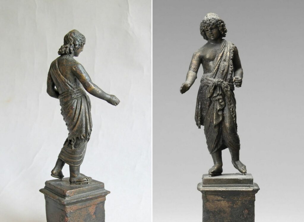 Bronze statuette of Adonis 100 50 CE (3) 8 side